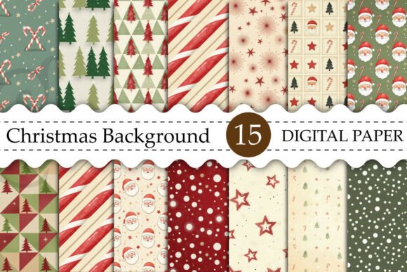 Download Christmas Background Digital Paper - Christmas background Collection