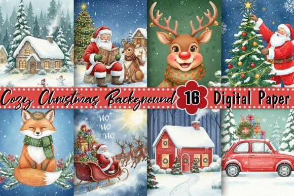 Download Cozy Christmas Background - Christmas background Collection