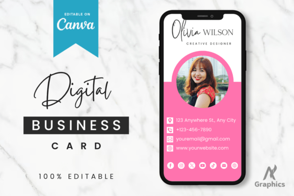 Download Dark Digital Business Card Template - Business Collection