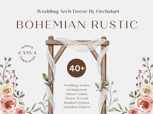 Download Bohemian Rustic Wedding Arch Decor - Wedding Collection